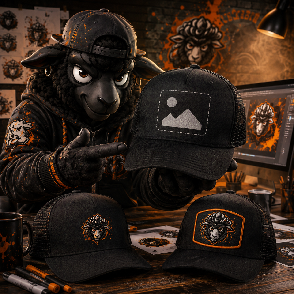 Otto Trucker Hat - Upload Your Design