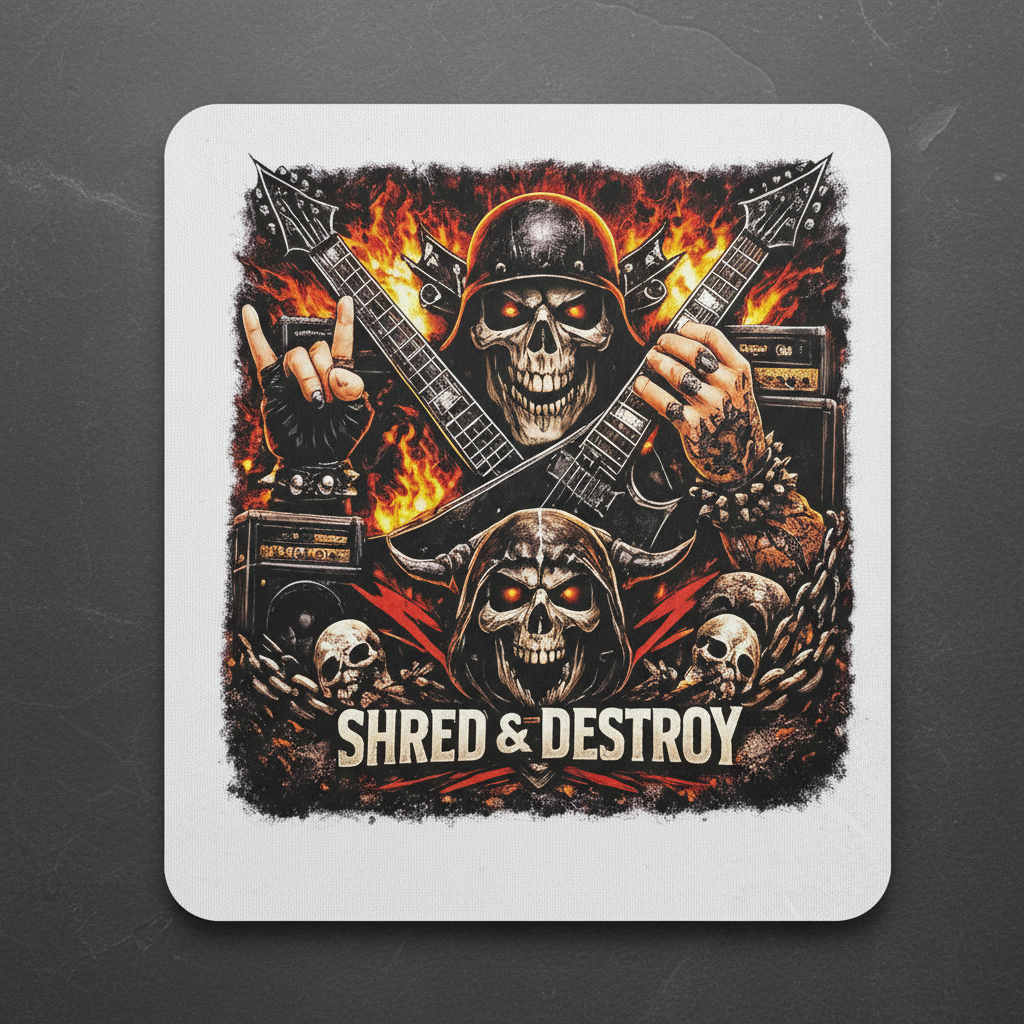 Shred & Destroy Mousepad Horizontal View